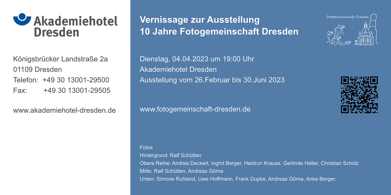 2023 Einladung Akademiehotel 2023 Rueckseite